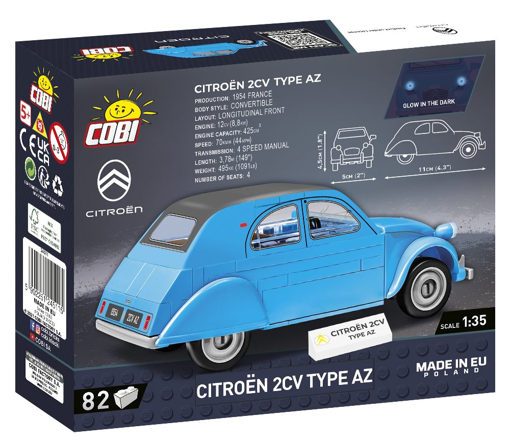 COBI Citroën 2CV Type AZ 1962: Set #24511