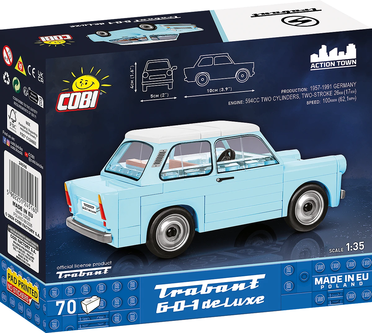 COBI Trabant 601 Deluxe: Set #24516