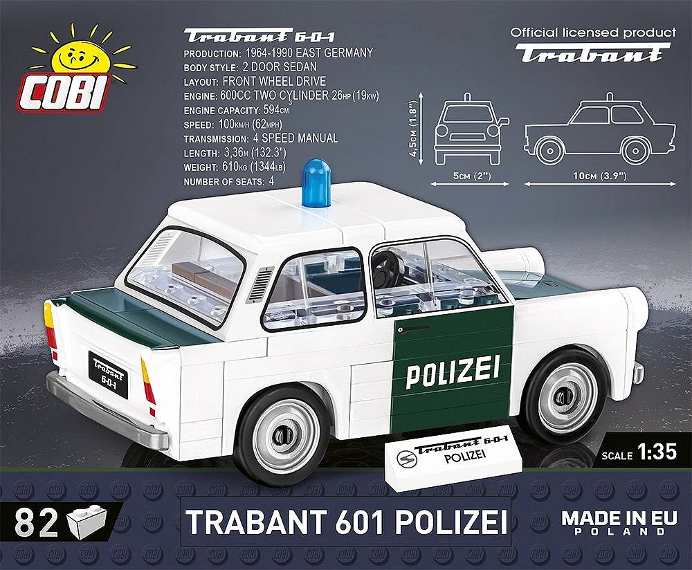COBI Trabant 601 Polizei: Set #24541