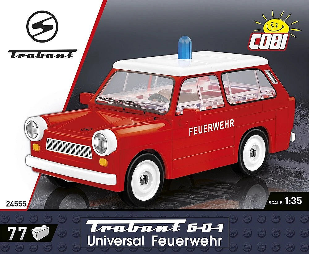 COBI Trabant 601 Universal Feuerwehr: Set #24555
