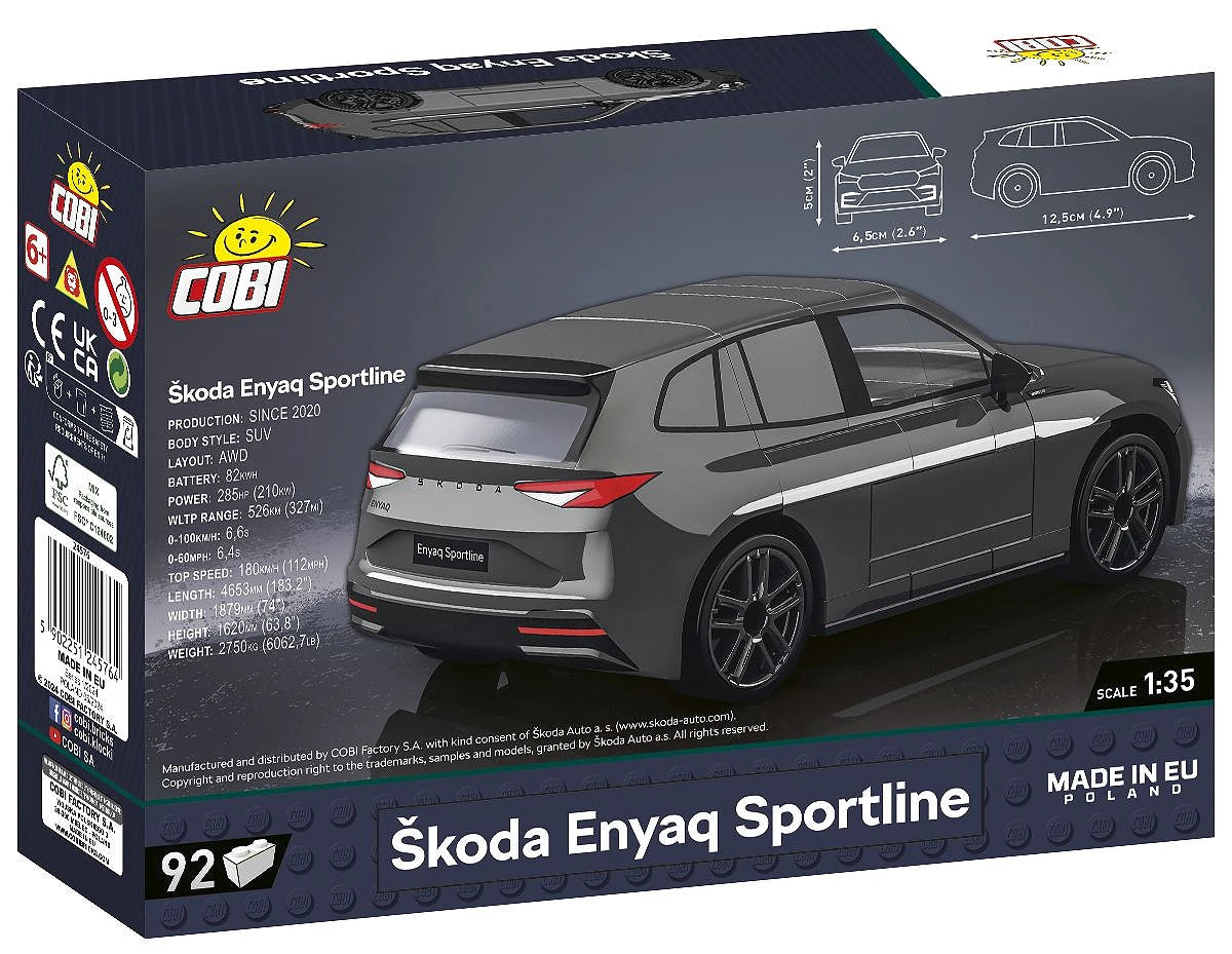 COBI Škoda Enyaq Sportline: Set #24576