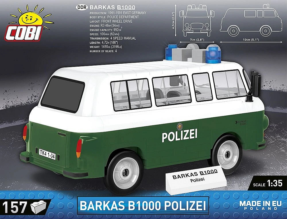 COBI Barkas B1000 Polizei: Set #24596