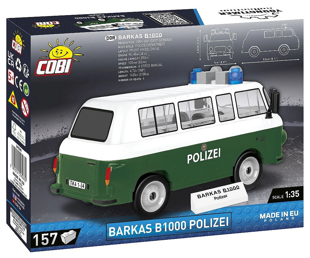 COBI Barkas B1000 Polizei: Set #24596
