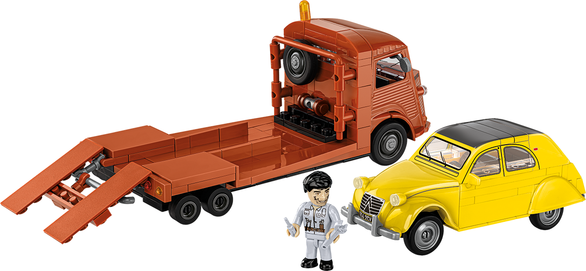 COBI Citroën Type H Car Transporter & 2CV Type AZ: Set #24627