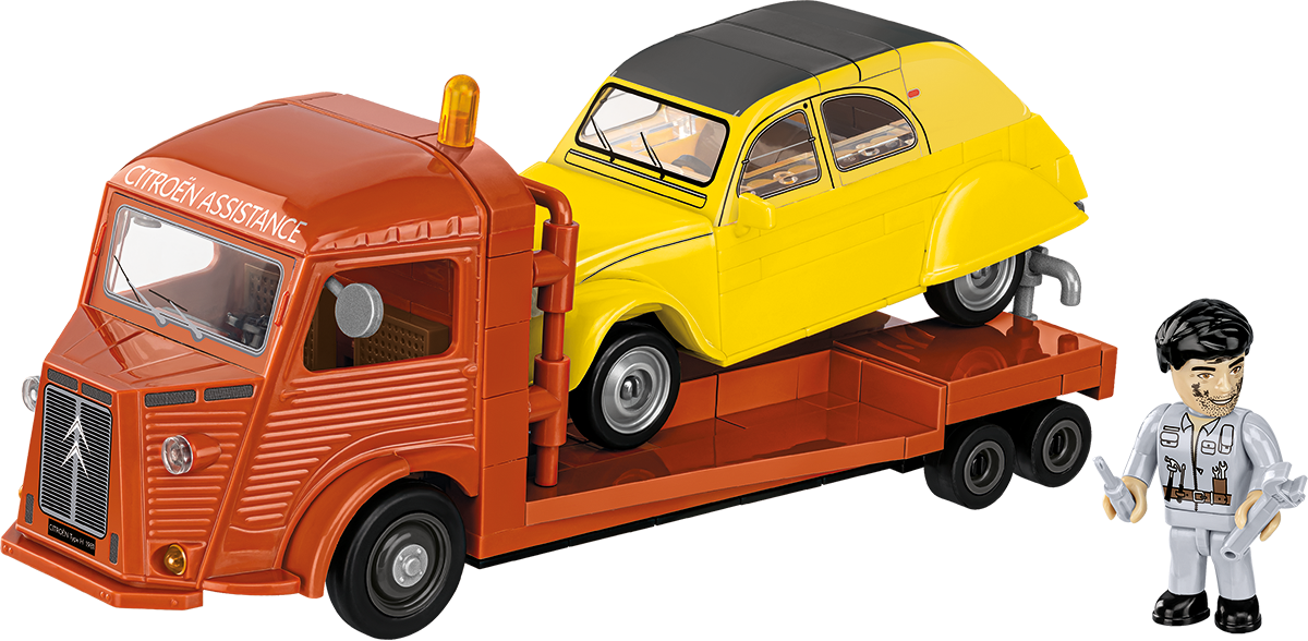 COBI Citroën Type H Car Transporter & 2CV Type AZ: Set #24627