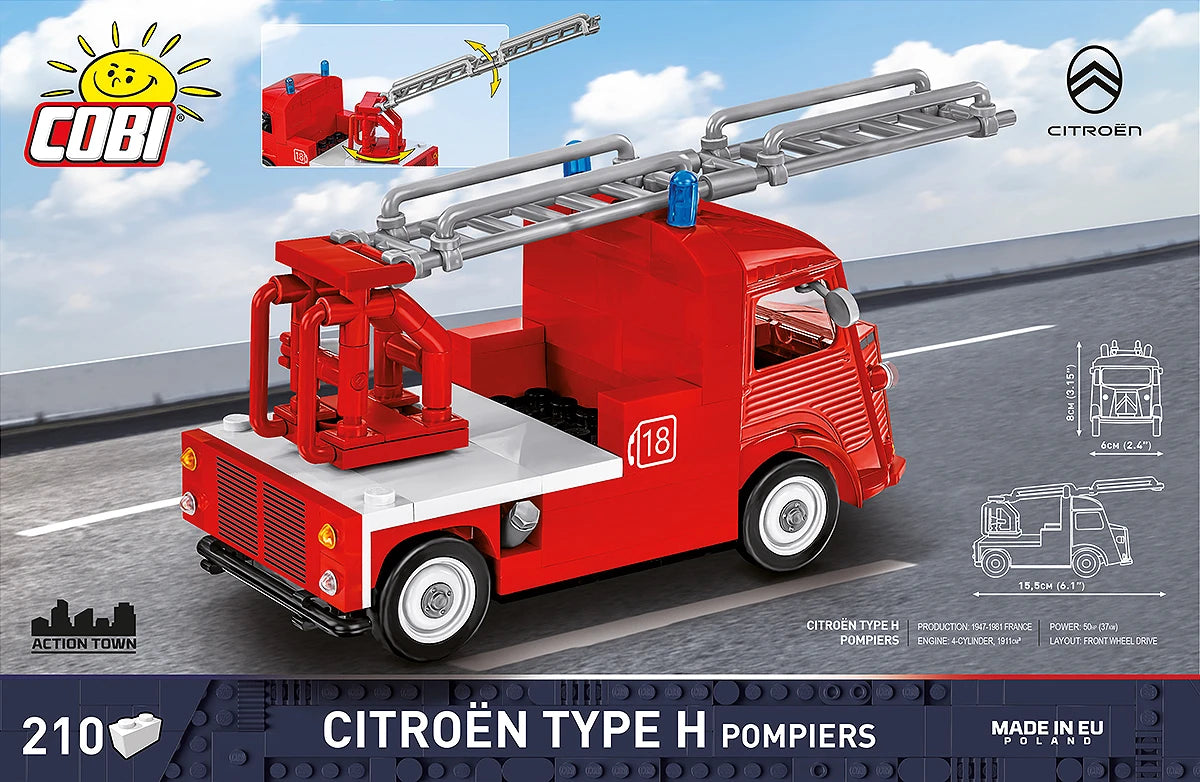 COBI Citroën Type H Pompiers: Set #24628