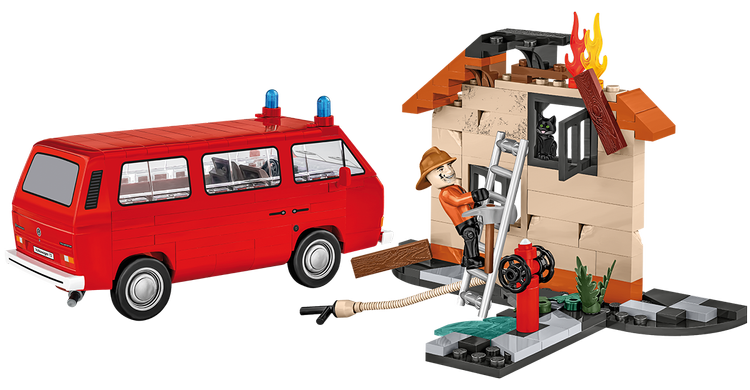 Furgoneta COBI Volkswagen T3 Feuerwehr (camión de bomberos): Set #24635