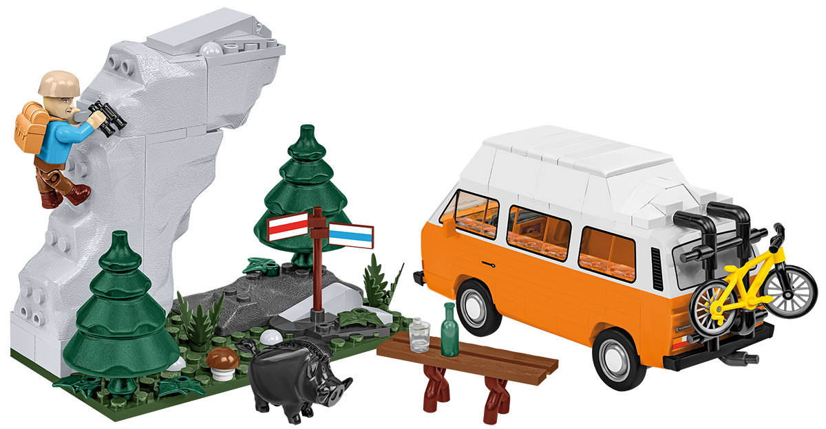 Furgoneta camper COBI Volkswagen T3: Juego #24638 