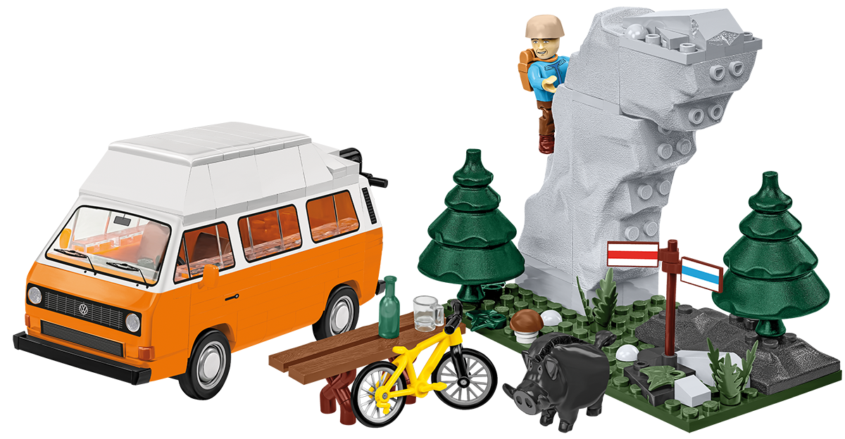 Furgoneta camper COBI Volkswagen T3: Juego #24638 