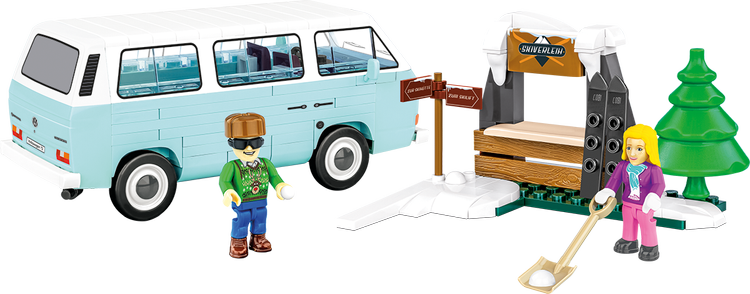 Furgoneta COBI Volkswagen T3 Winter Adventure: Set #24639