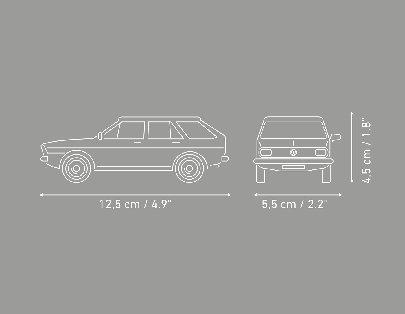 COBI Volkswagen Passat B1 Variant Car: Set #24641