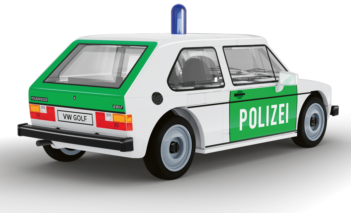 COBI Volkswagen Golf (1974) Polizei Car: Set #24642