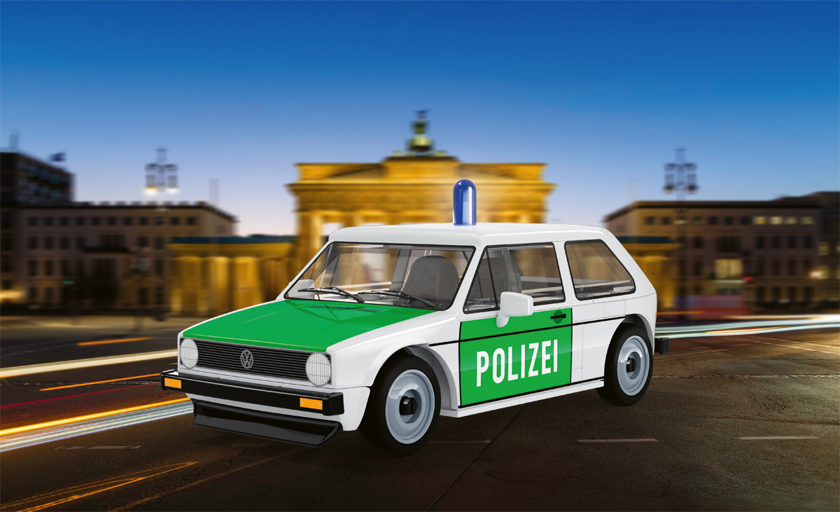 COBI Volkswagen Golf (1974) Polizei Car: Set #24642