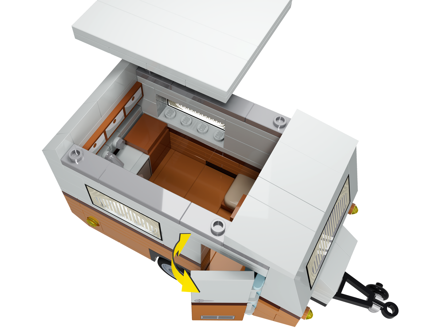 Remolque COBI Volkswagen Passat B1 y caravana: Juego #24643 