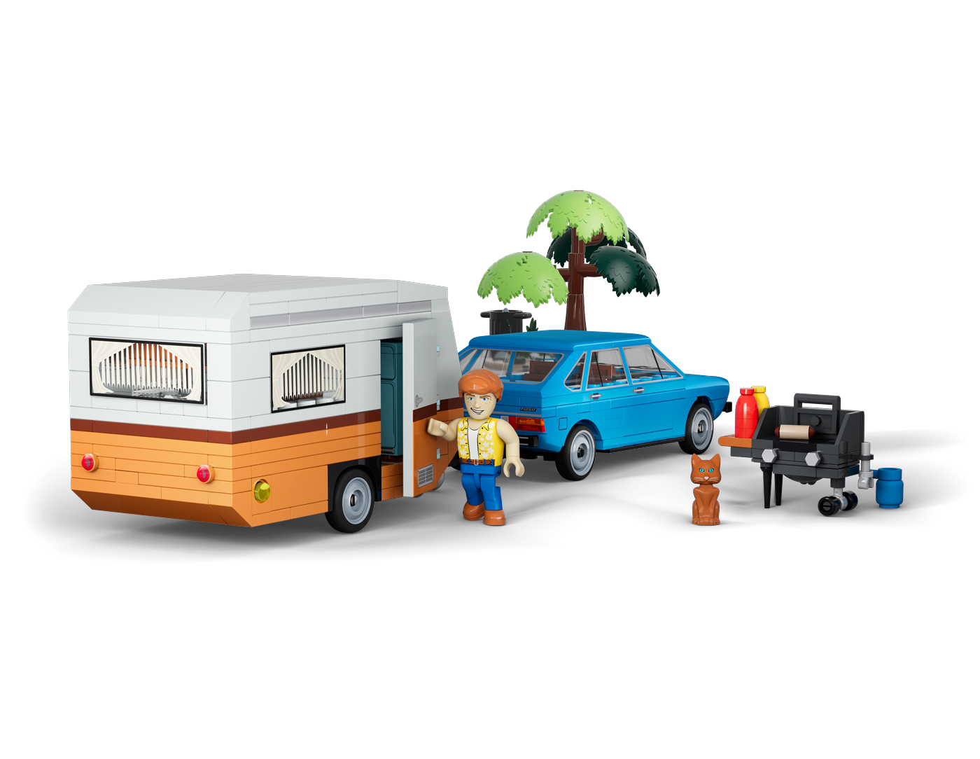 Remolque COBI Volkswagen Passat B1 y caravana: Juego #24643 