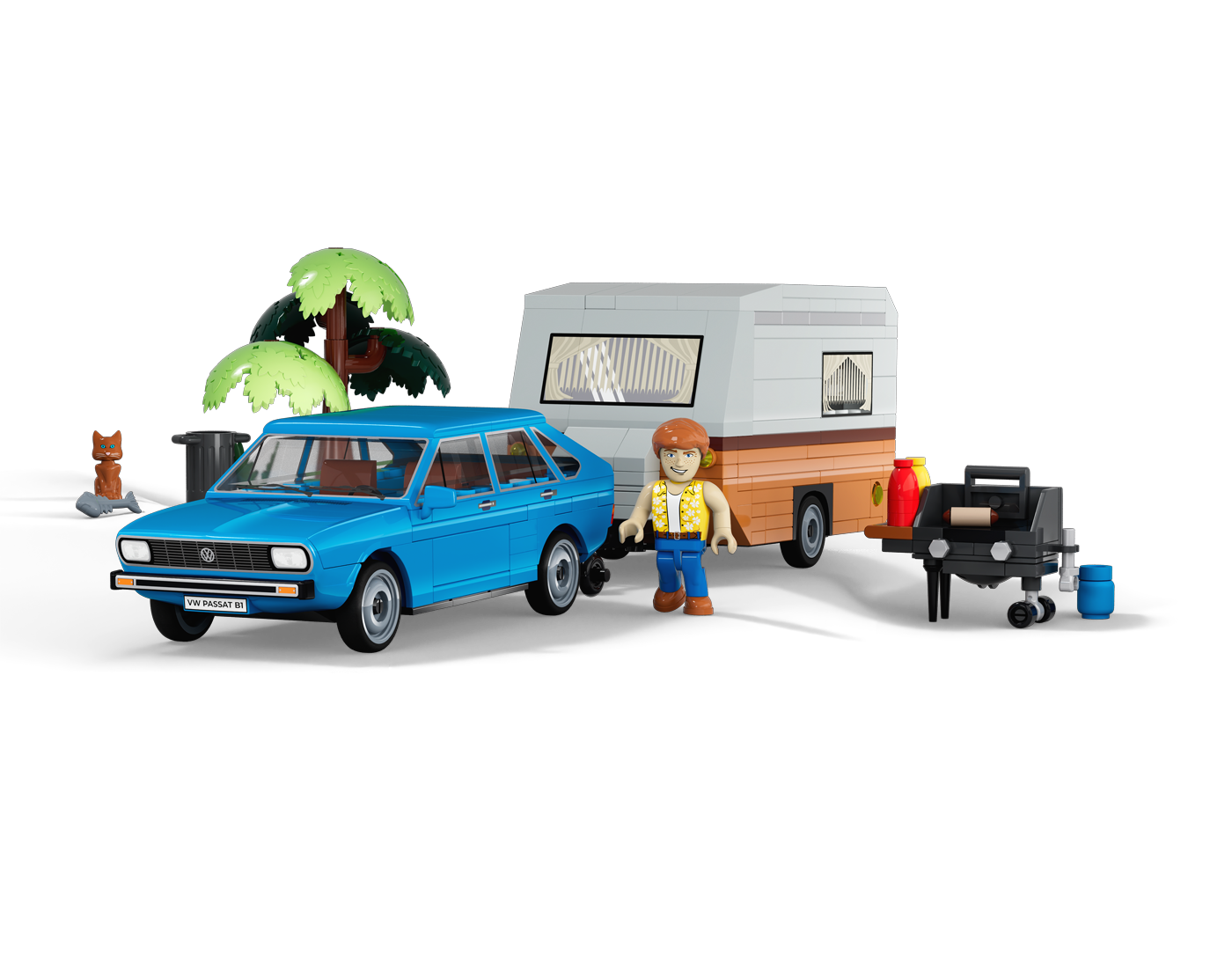 Remolque COBI Volkswagen Passat B1 y caravana: Juego #24643 