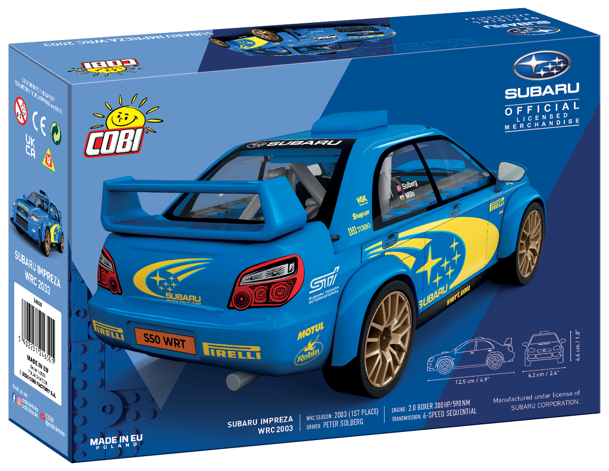 COBI Subaru Impreza WRC 2003 Car: Set #24650