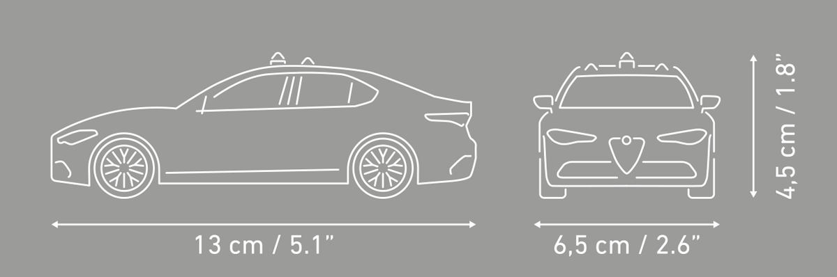 COBI Alfa Romeo Giulia Quadrifoglio Guardia di Finanza Coche: Set #24657 
