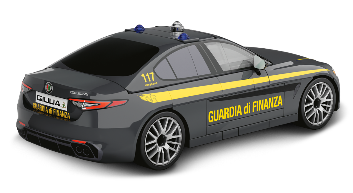 COBI Alfa Romeo Giulia Quadrifoglio Guardia di Finanza Coche: Set #24657 