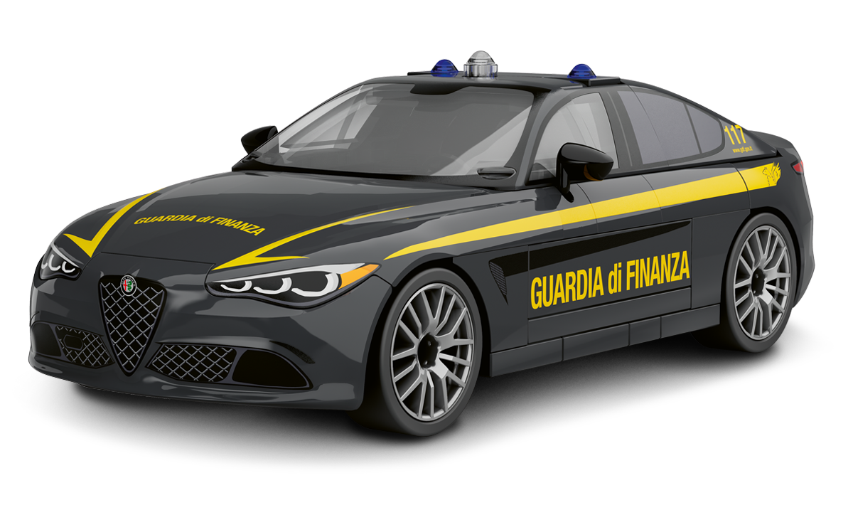 COBI Alfa Romeo Giulia Quadrifoglio Guardia di Finanza Coche: Set #24657 
