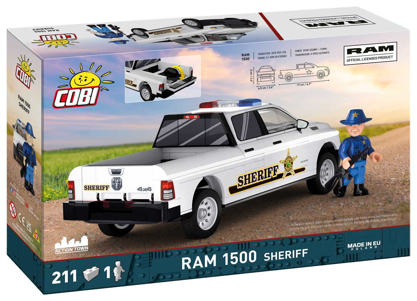 Camión COBI DODGE Ram 1500 Sheriff: Juego n.° 24658 