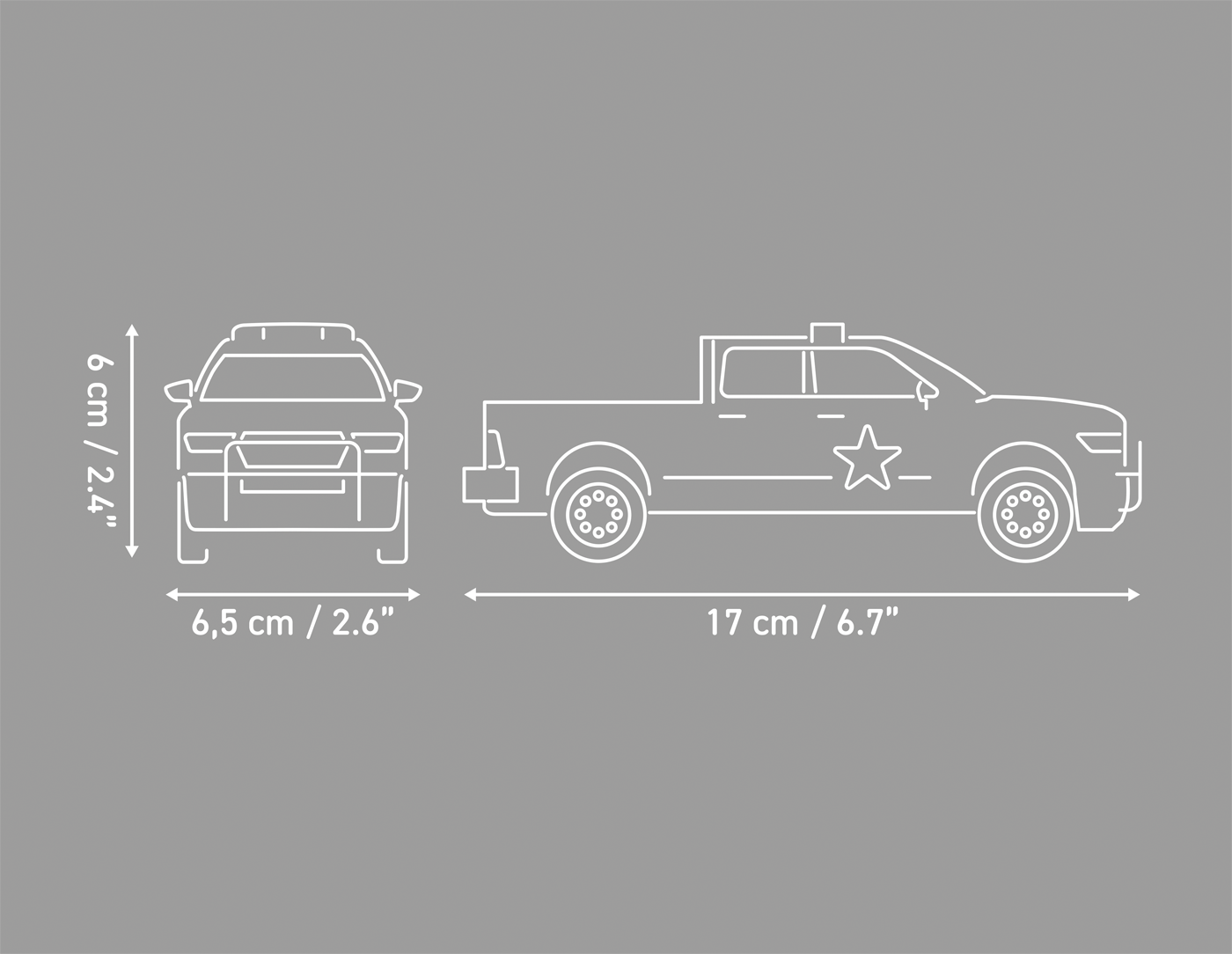 Camión COBI DODGE Ram 1500 Sheriff: Juego n.° 24658 