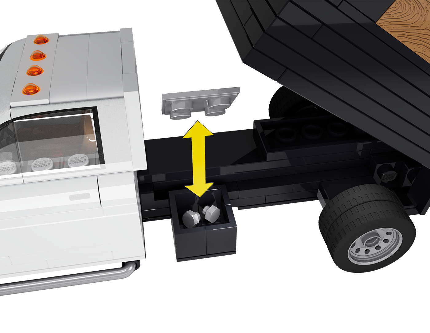 COBI DODGE Ram 3500 Dump Truck: Set #24659