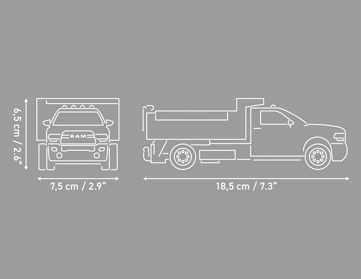 COBI DODGE Ram 3500 Dump Truck: Set #24659