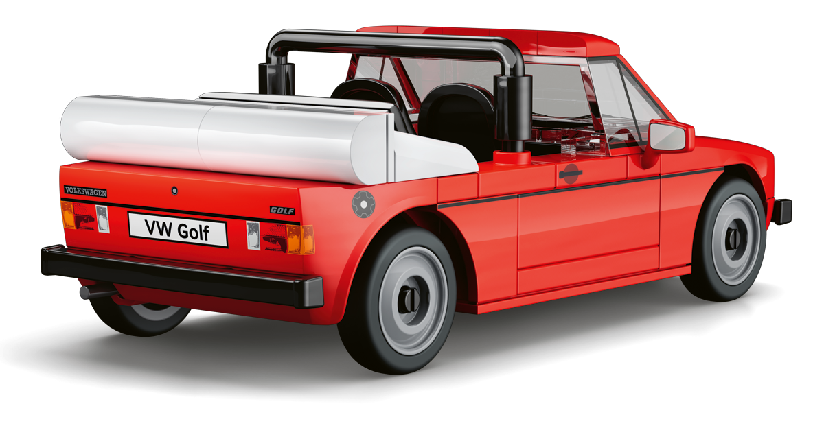COBI Volkswagen Golf Cabriolet (1979-1993) Red Car: Set #24660