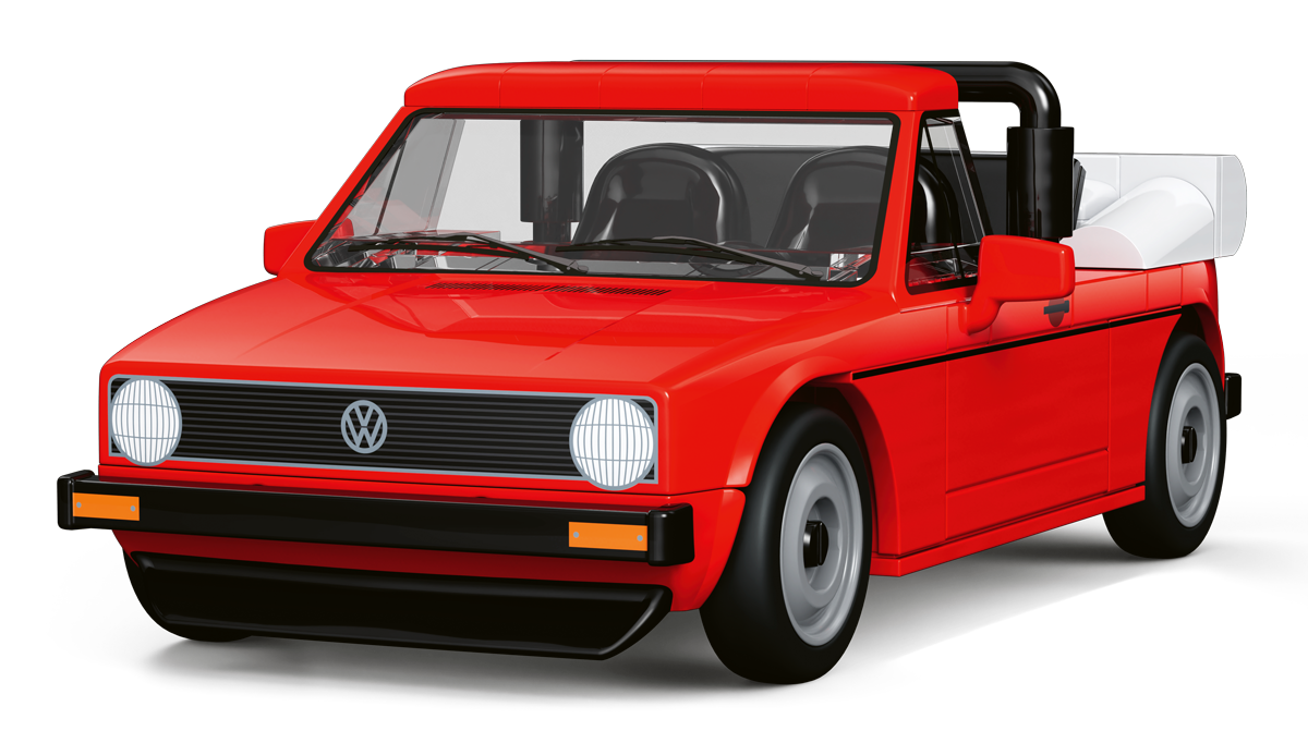 COBI Volkswagen Golf Cabriolet (1979-1993) Red Car: Set #24660