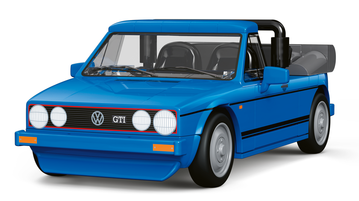 COBI Volkswagen Golf GTI British Version Cabriolet (1984) Car: Set #24661