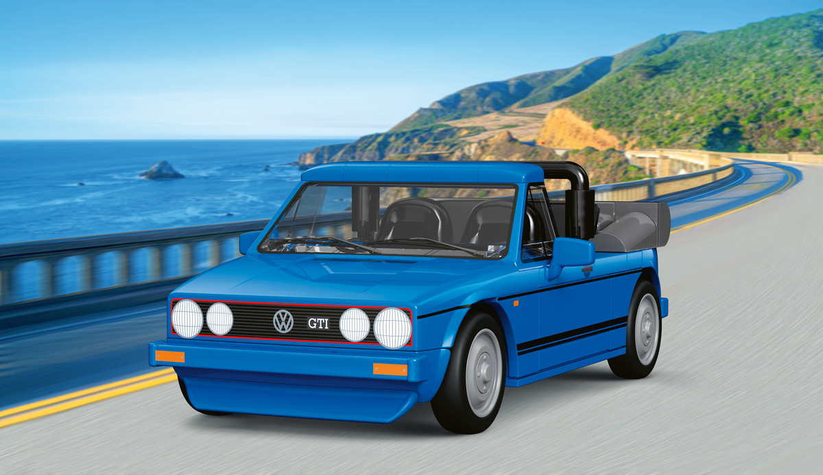 COBI Volkswagen Golf GTI British Version Cabriolet (1984) Car: Set #24661