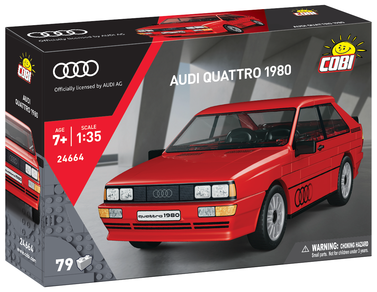COBI Audi Quattro 1980 Red Car: Set #24664