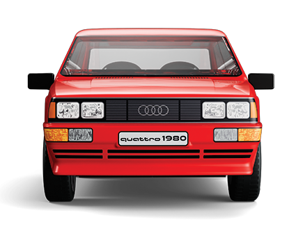 COBI Audi Quattro 1980 Red Car: Set #24664