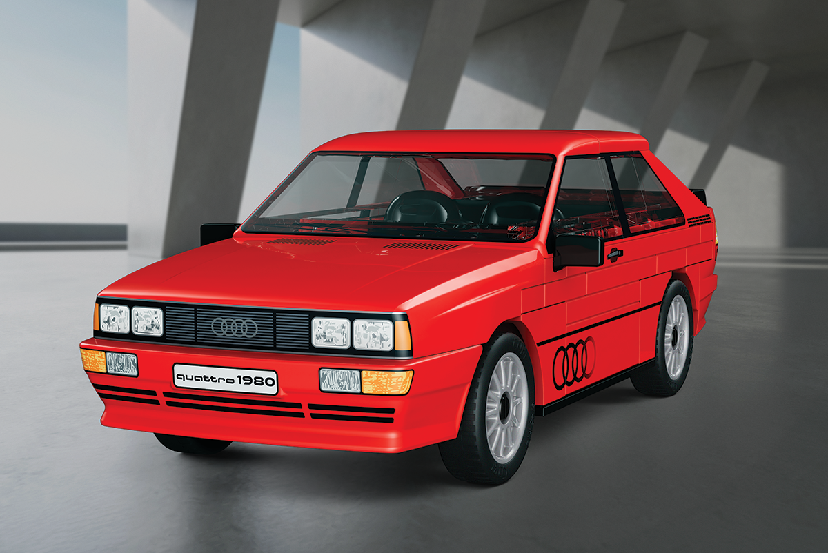 COBI Audi Quattro 1980 Red Car: Set #24664