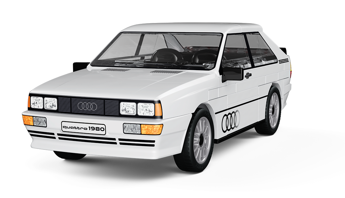 COBI Audi Quattro 1980 White Car: Set #24665