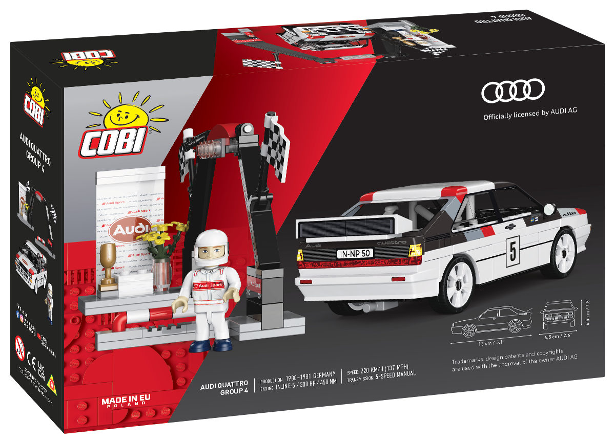 COBI Audi Quattro Group 4 Finish Line : Set #24666