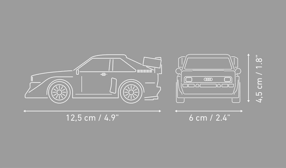 COBI Audi Sport Quattro S1 E2 Car: Set #24667