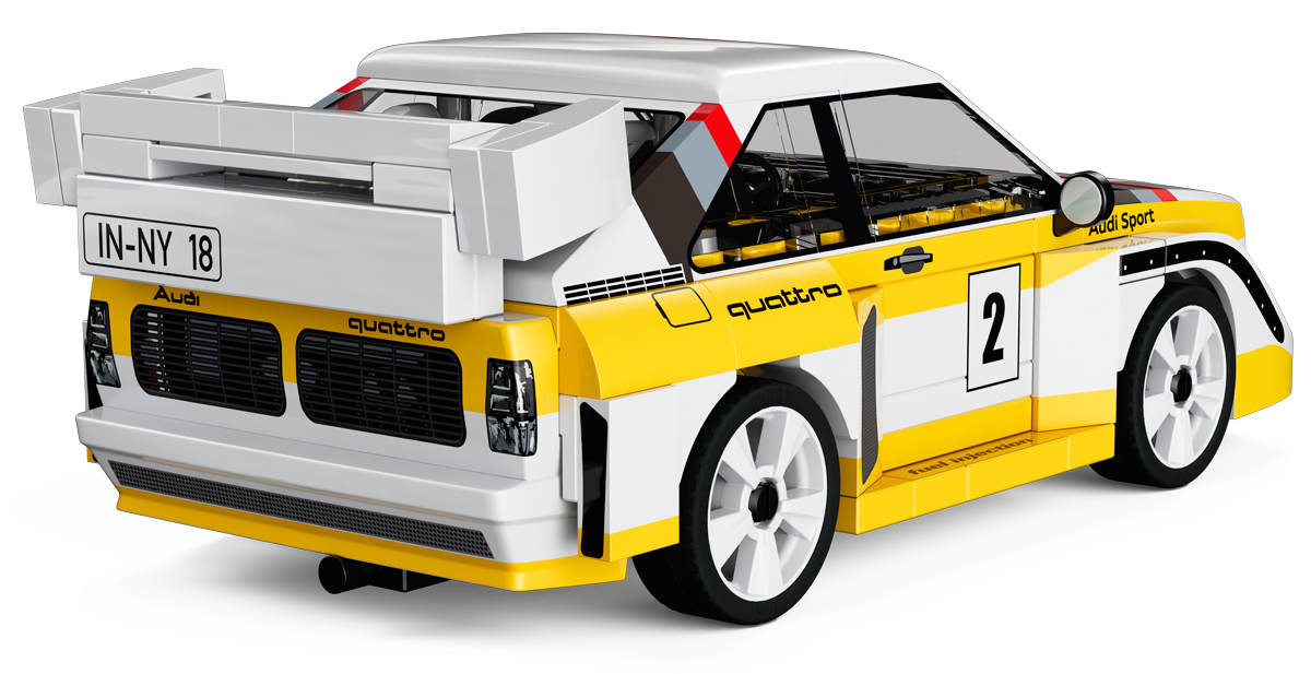 COBI Audi Sport Quattro S1 E2 Car: Set #24667