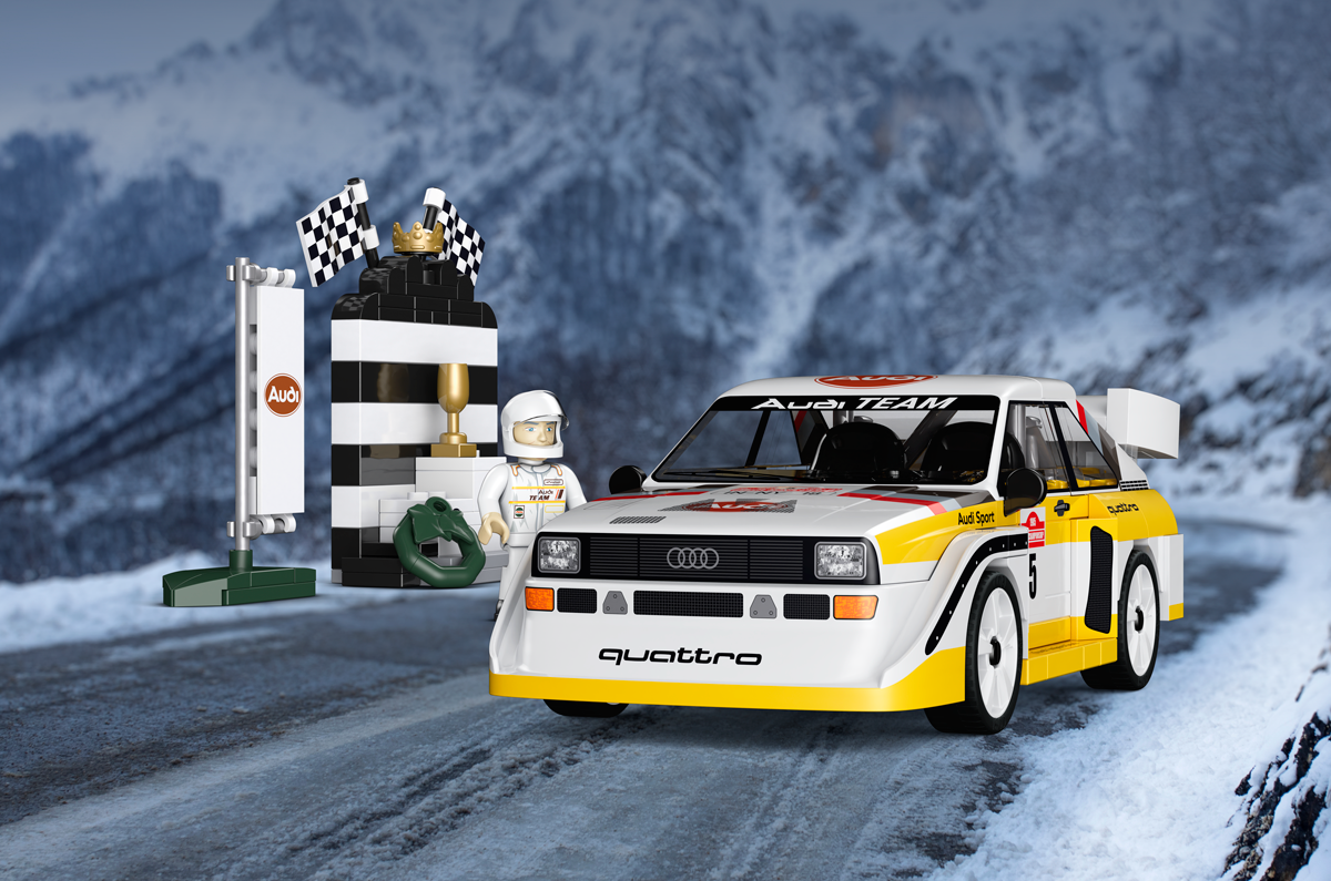 COBI Audi Sport Quattro S1 E2 Rally Legend Car and Play Set: Set #24668