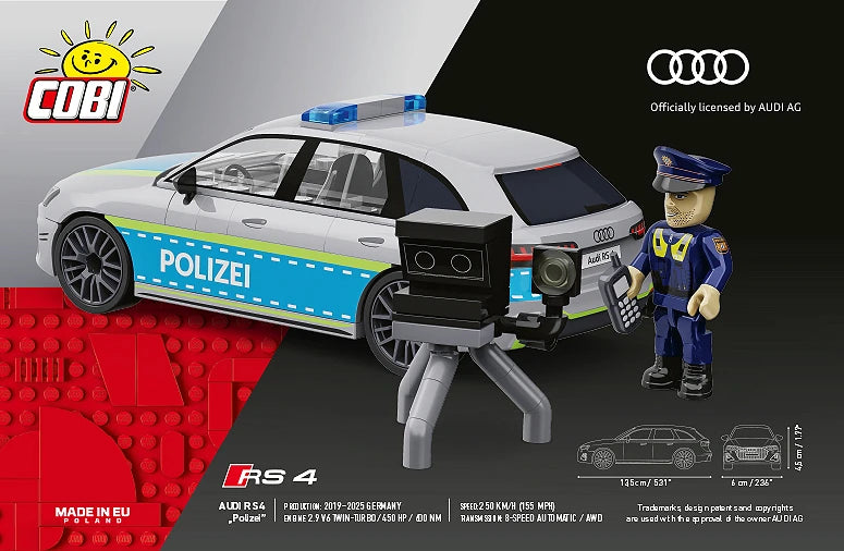 COBI Audi RS4 Polizei: Set #24672