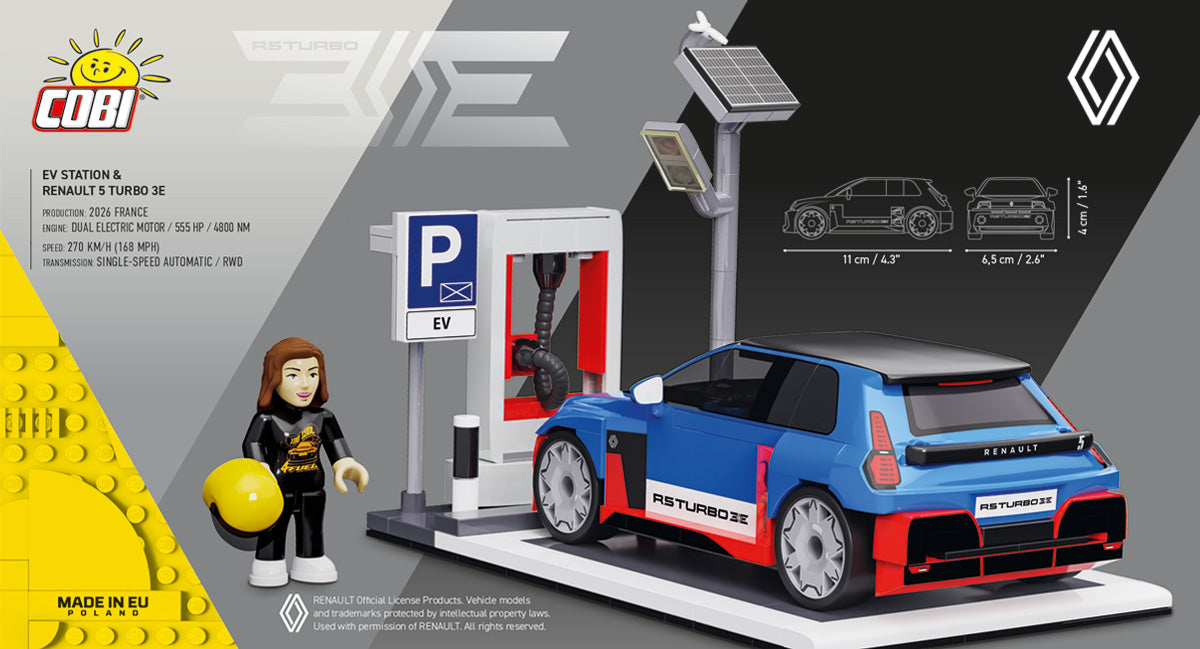 COBI EV Station & Renault 5 Turbo 3E: Set #24682