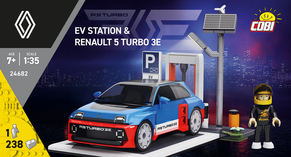 COBI EV Station & Renault 5 Turbo 3E: Set #24682