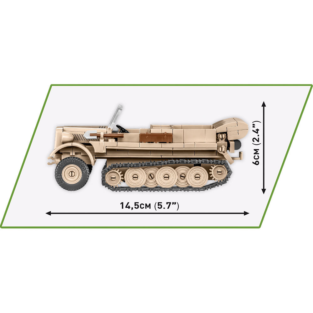 COBI Sd.Kfz. 10 Demag D7: Set #2273