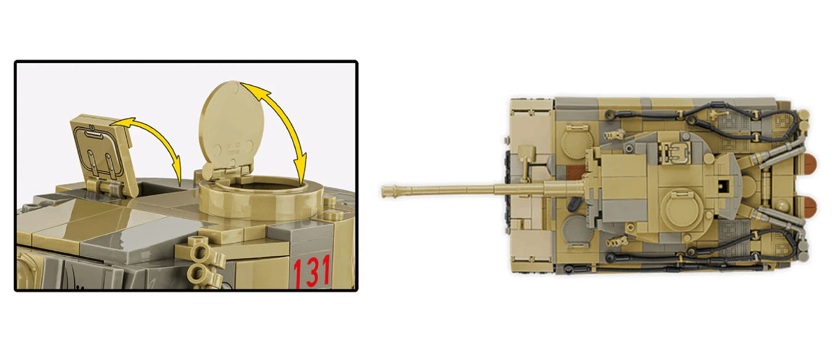 COBI Panzer VI Tiger 131 Tank: Set #2588A