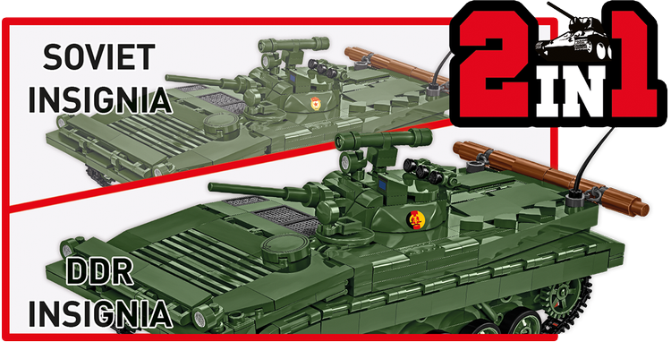 Vehículo de combate de infantería anfibio COBI BMP-1: Set n.° 2631 