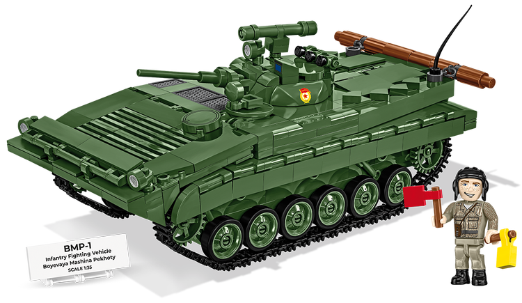 Vehículo de combate de infantería anfibio COBI BMP-1: Set n.° 2631 