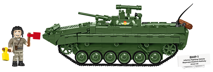 Vehículo de combate de infantería anfibio COBI BMP-1: Set n.° 2631 