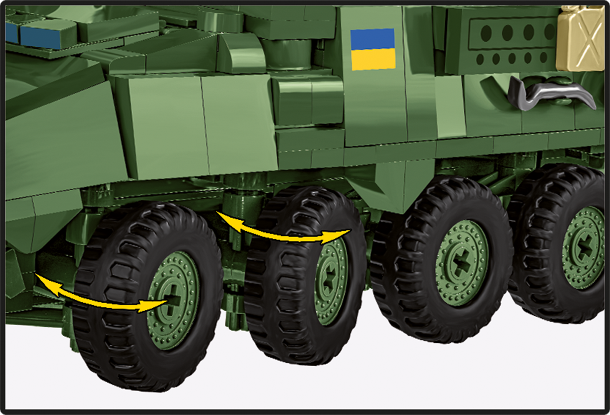 COBI Stryker M1126 ICV Armored Personnel Carrier : Set #2635