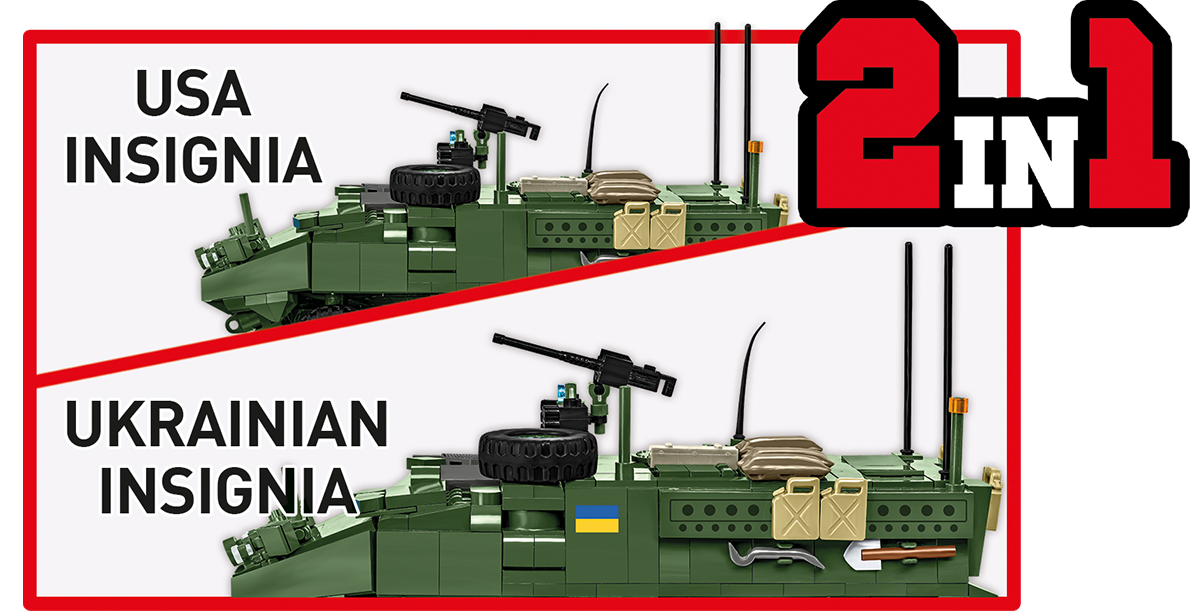 COBI Stryker M1126 ICV Armored Personnel Carrier : Set #2635